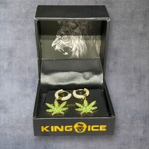 King Ice W e e d Earrings 4:20 very good condition